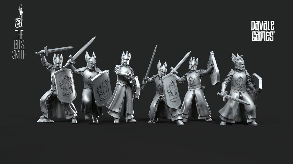 White Swan Warriors mit Schwert